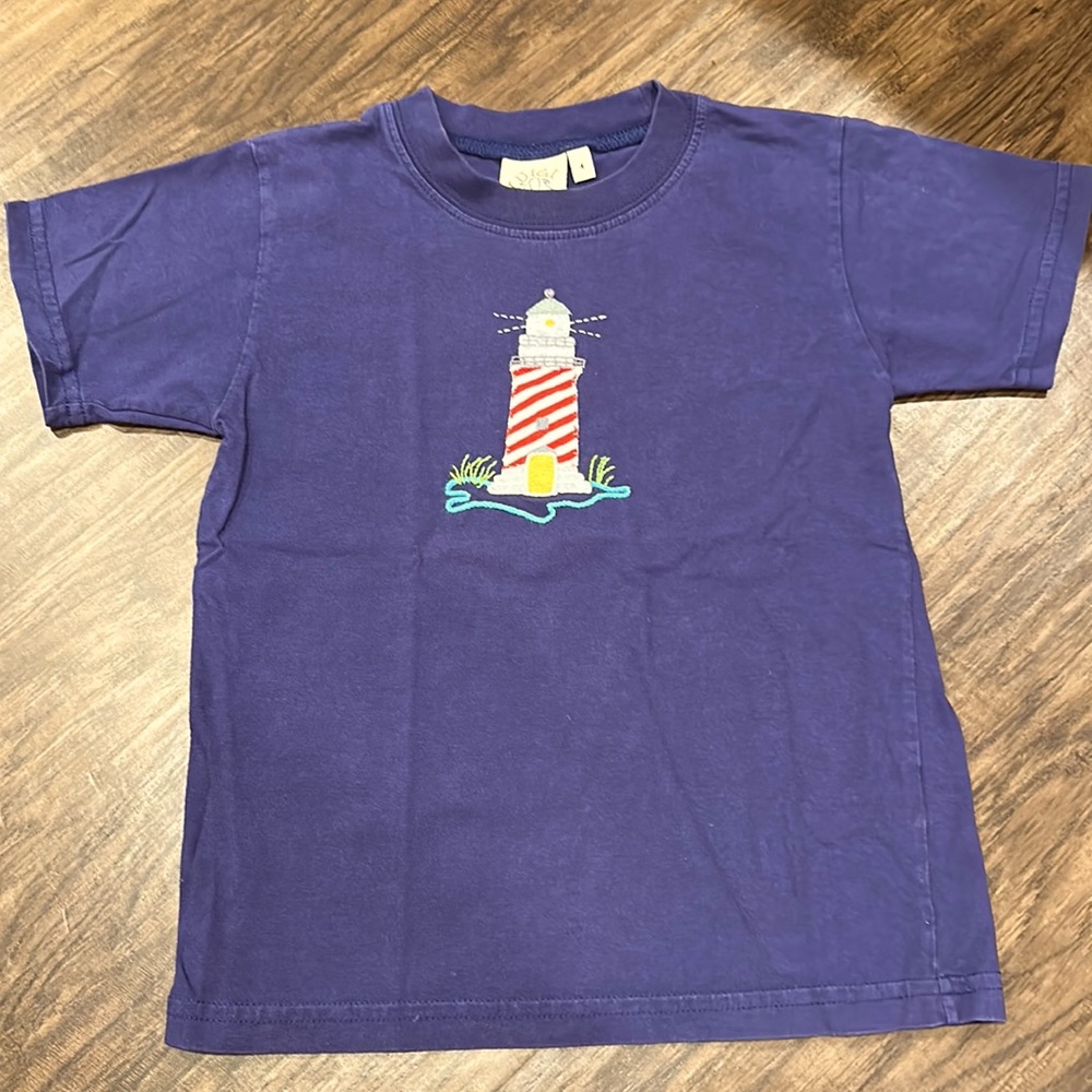 Toddler Boys Luigi Kids Lighthouse Appliqué Tee
